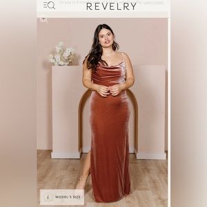 Revelry Skye Velvet dress